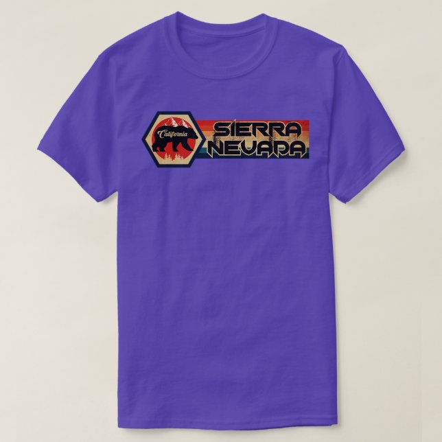 Camiseta Sierra Nevada California 1 (Frente do Design)