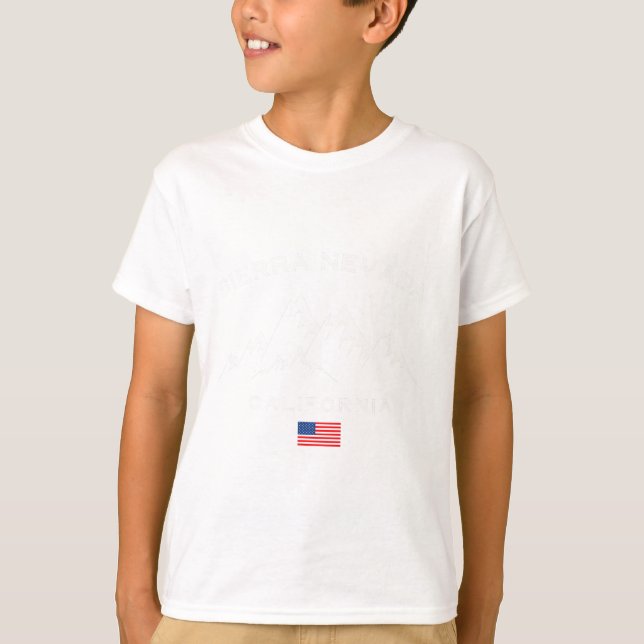 Camiseta Sierra Nevada California Ski Resort Skiing Souveni (Frente)