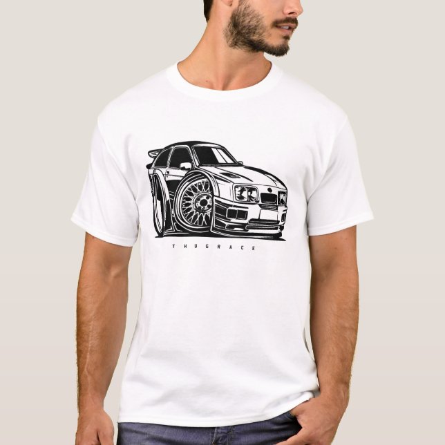 Camiseta Sierra RS 500 Cosworth Rally Toon Art Car Entusia (Frente)