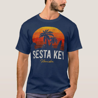 Camiseta Siesta Key Beach Flórida FL Palms Surf de Vacinaçã