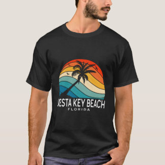 Camiseta Siesta Key Beach Florida Tropical Beach Palm Tree
