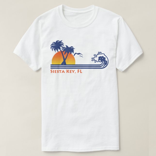 Camiseta Siesta Key FL (Frente do Design)