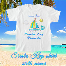 Siesta Key, Florida Sailboat Sun e Name