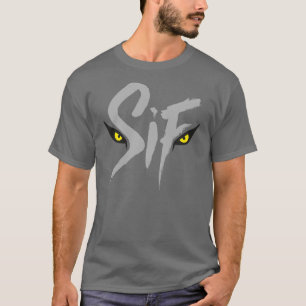 Camiseta Sif, a grande tipografia do lobo cinzento