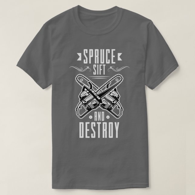 Camiseta Sift destrói feixes (Frente do Design)