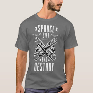 Camiseta Sift destrói feixes