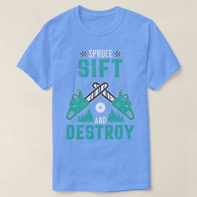 Camiseta Sift destrói spruts 2 (Frente do Design)