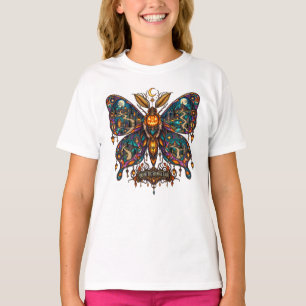 Camiseta Siga a Luz Estranha da Mariposa no Halloween