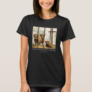 Camiseta Siga A Palavra Não O Herd Christian Western Hig