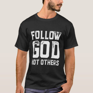 Camiseta Siga Deus e não outros estéticos Money Minimali