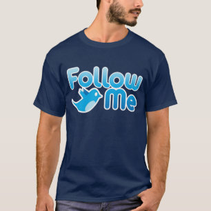 Camiseta Siga-me no Twitter Sr. Funny Parody