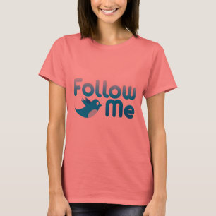 Camiseta Siga-me no Twitter Sr. Funny Parody