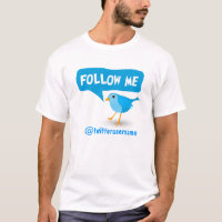 Siga-me no Twitter Um Pequeno Pássaro Azul
