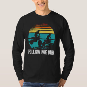 Camiseta Siga-Me Pai Vintage Son Pai Dirt Bike
