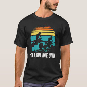 Camiseta Siga-Me Pai Vintage Son Pai Dirt Bike