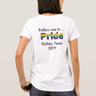 Camiseta Siga-me para Orgulhar T-Shirt