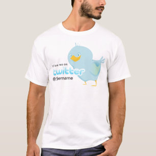 Camiseta Siga-me pássaro grande