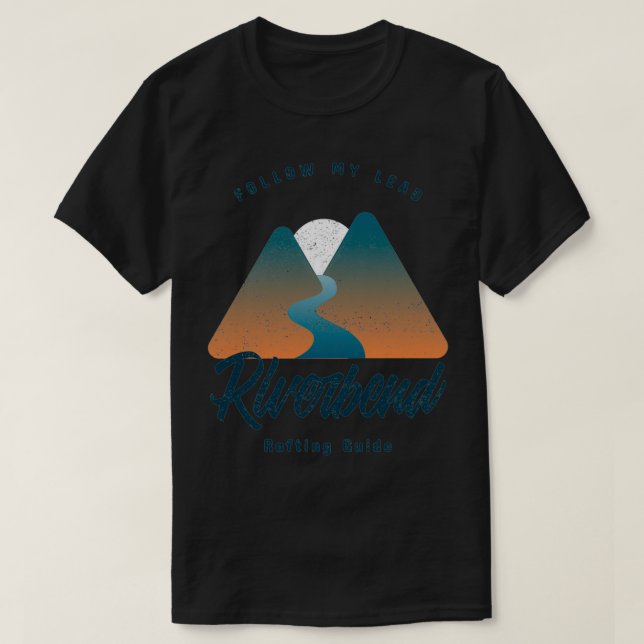 Camiseta Siga meu Guia de Chumbo Rafting (Frente do Design)