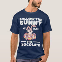Siga o coelho que ele tem o chocolate cristão