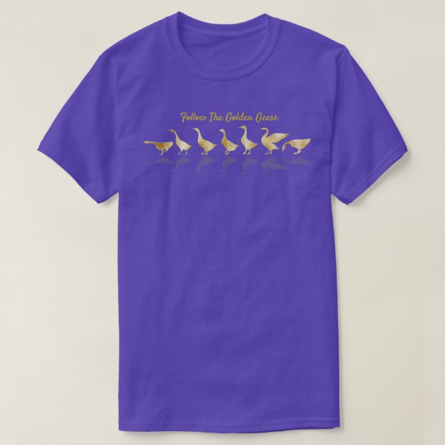 Camiseta Siga o Ouro Geese (Frente do Design)