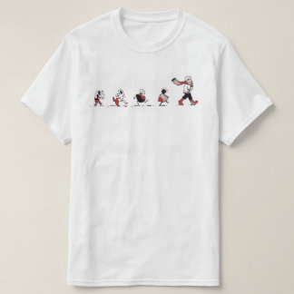 Camiseta Siga o t-shirt do homem do líder