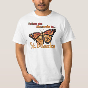 Camiseta Siga os monarca às marcas do St.