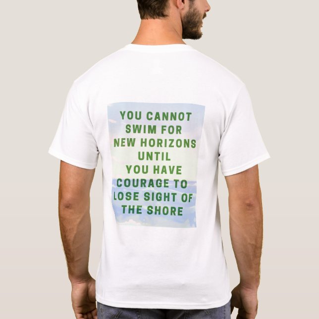 Camiseta siga os seus sonhos (Verso)
