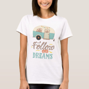 Camiseta Siga seu Camp Trailer T-Shirt