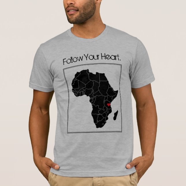 Camiseta Siga seu coração (Frente)