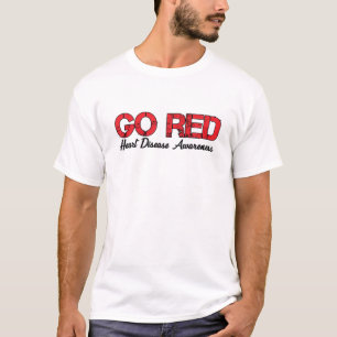 Camiseta Siga Vermelho Sensibilização Para Doenças Que V