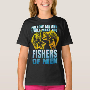 Camiseta sigam-me e eu vou fazer-vos pescadores de homens