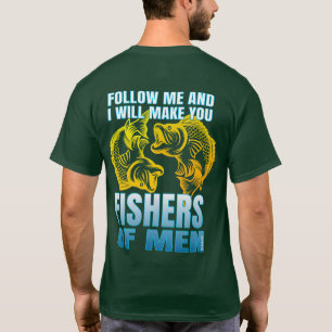 Camiseta sigam-me e eu vou fazer-vos pescadores de homens