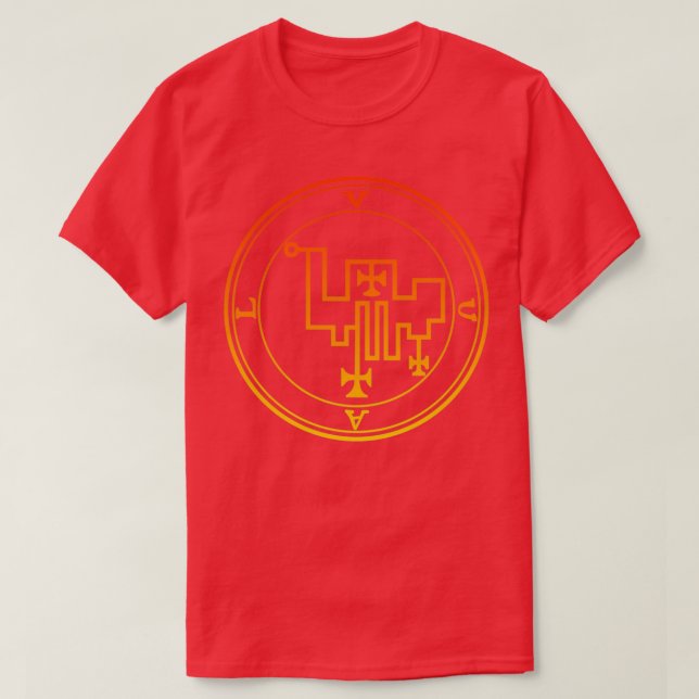 Camiseta Sigil Vual dá o Amor das Mulheres Laranja (Frente do Design)