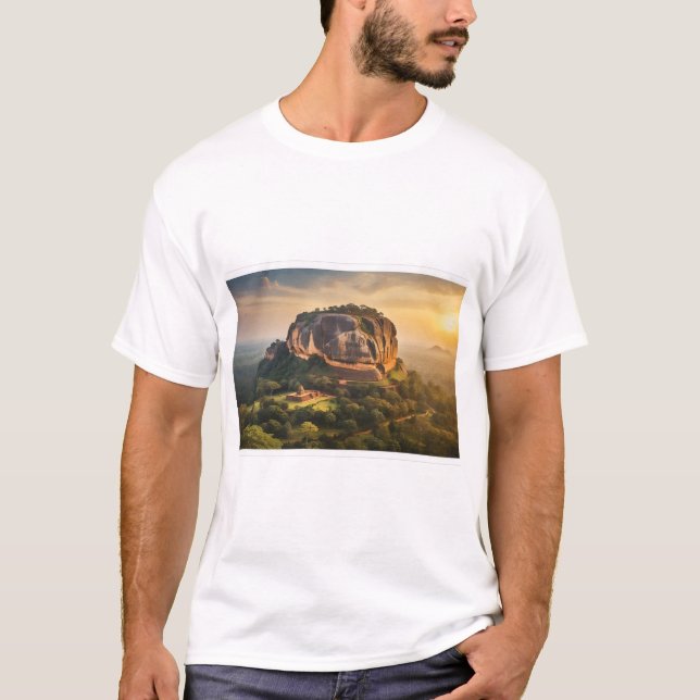 Camiseta Sigiriya Splendor: O Legado do Lion Rock (Frente)