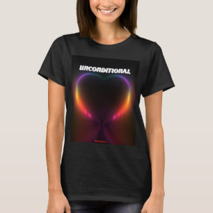 Camiseta Sigla de amor incondicional T-Shirt feminina