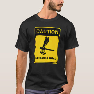 Camiseta Sigla de Causa em Nebraska Ahead Random Meme