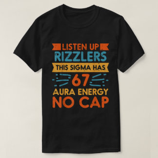 Camiseta Sigma 67 Aura Energy Meme