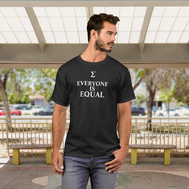 Camiseta Sigma All Is Equal Black T-Shirt (Criador carregado)