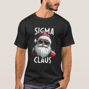 Camiseta Sigma Claus Funny Gen Alpha Escola Christma