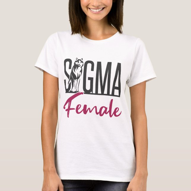 Camiseta Sigma Female Lone Wolf (Frente)