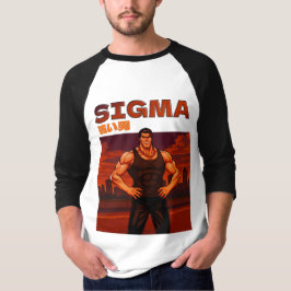 Camiseta Sigma homem forte