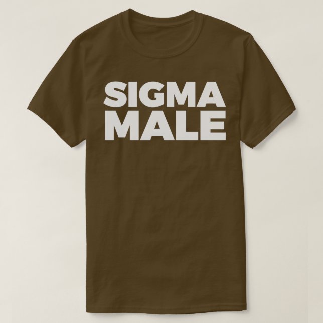 Camiseta Sigma Male 2 (Frente do Design)