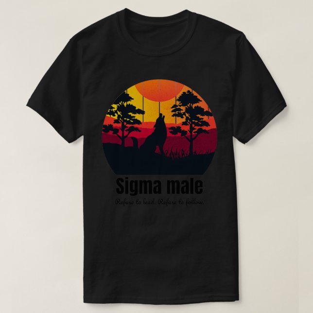 Camiseta Sigma Male Design (Frente do Design)