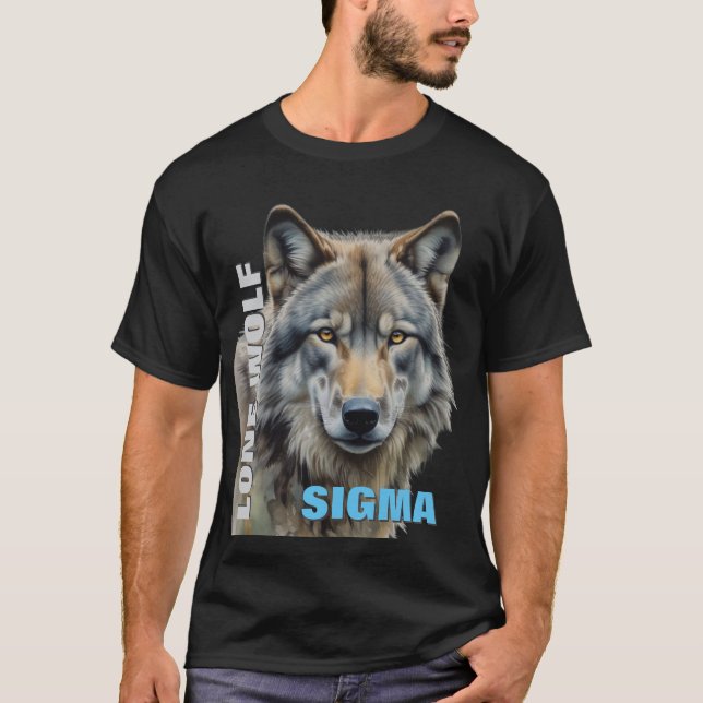 Camiseta Sigma Male Lone Wolf (Frente)