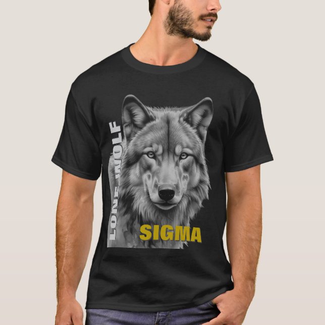 Camiseta Sigma Male Lone Wolf (Frente)