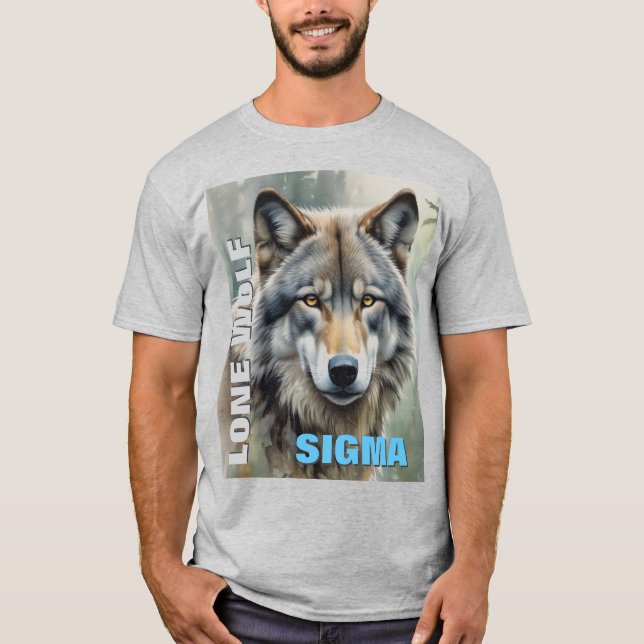 Camiseta Sigma Male Lone Wolf (Frente)