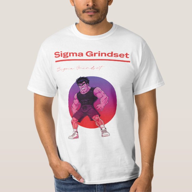 Camiseta Sigma Mentalidade de Treino (Frente)