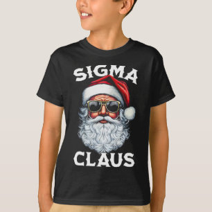 Camiseta Sigma Papai Noel Natal Divertido Rizz Masculino O
