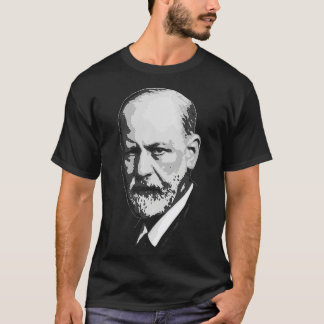 Camiseta Sigmund Freud Preto e Branco