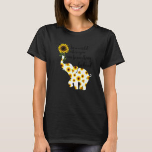 Camiseta Sign Language Elephan Sunflower Cote Id